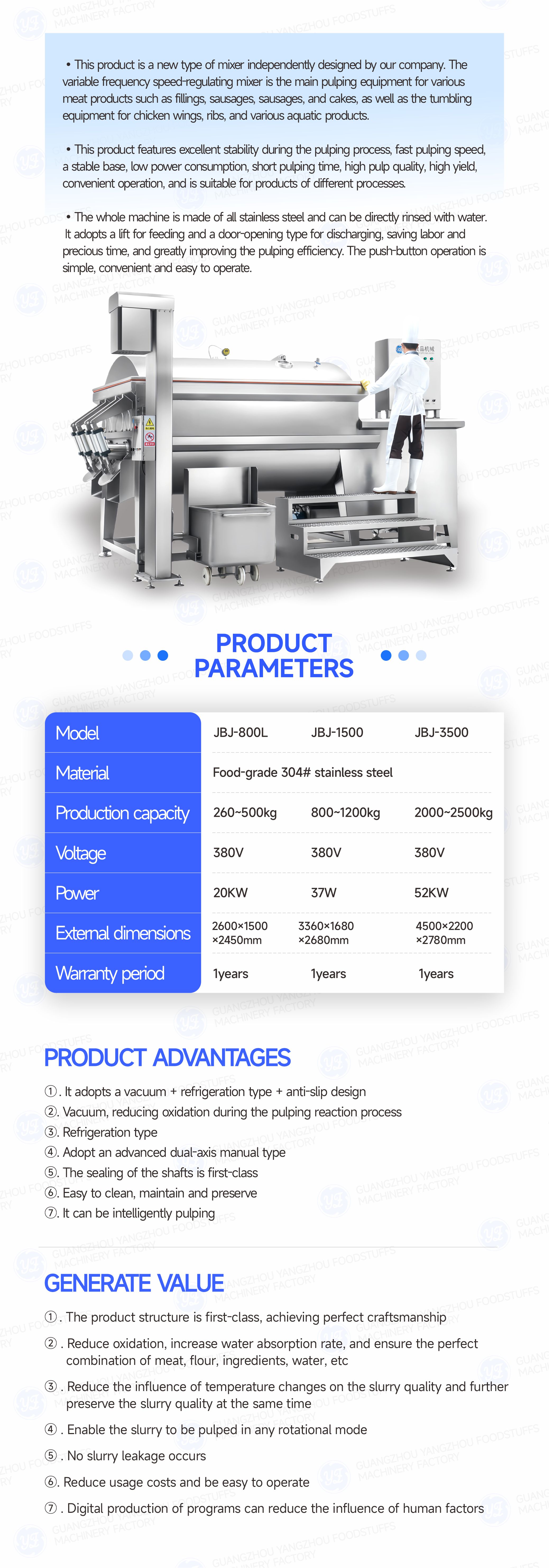 Vacuum double-shaft mixer Vacuum double-shaft mixer