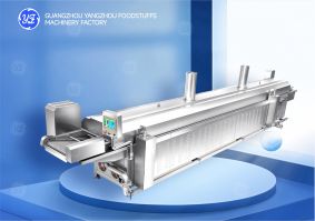 Electromagnetic heating oil frying line