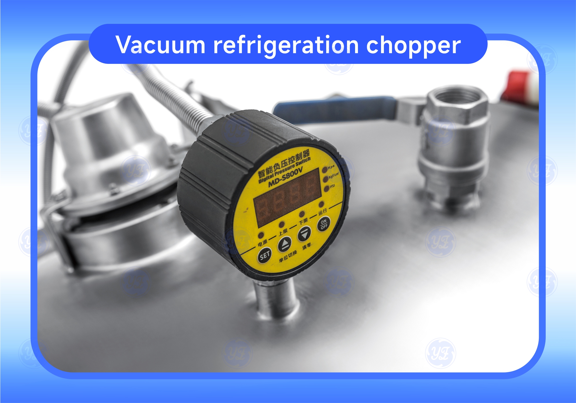 Vacuum refrigeration chopper