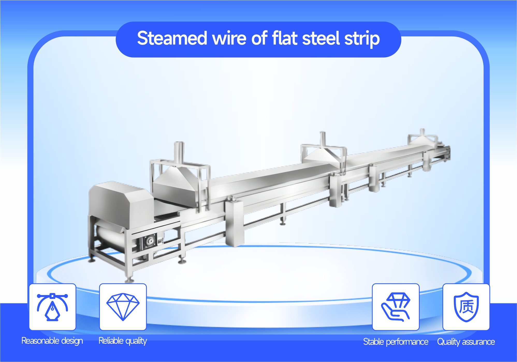 Flat Steel Strip Steaming Line